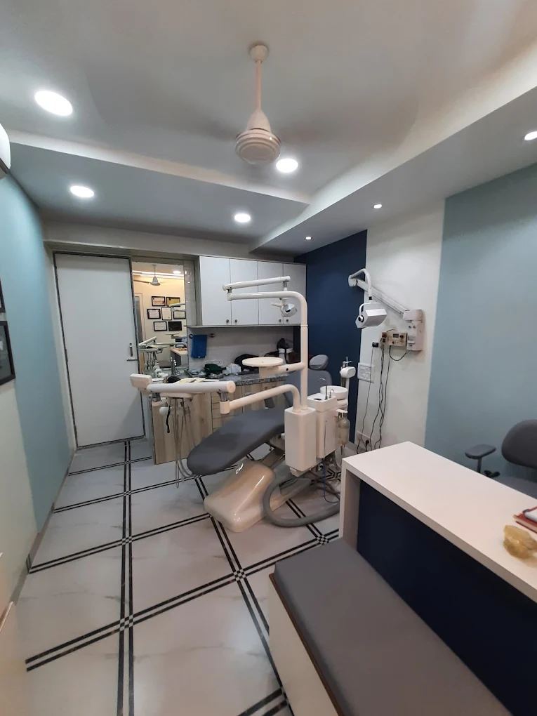 Smile Plus Dental Clinic treatment room with dental chair, Powai, Mumbai